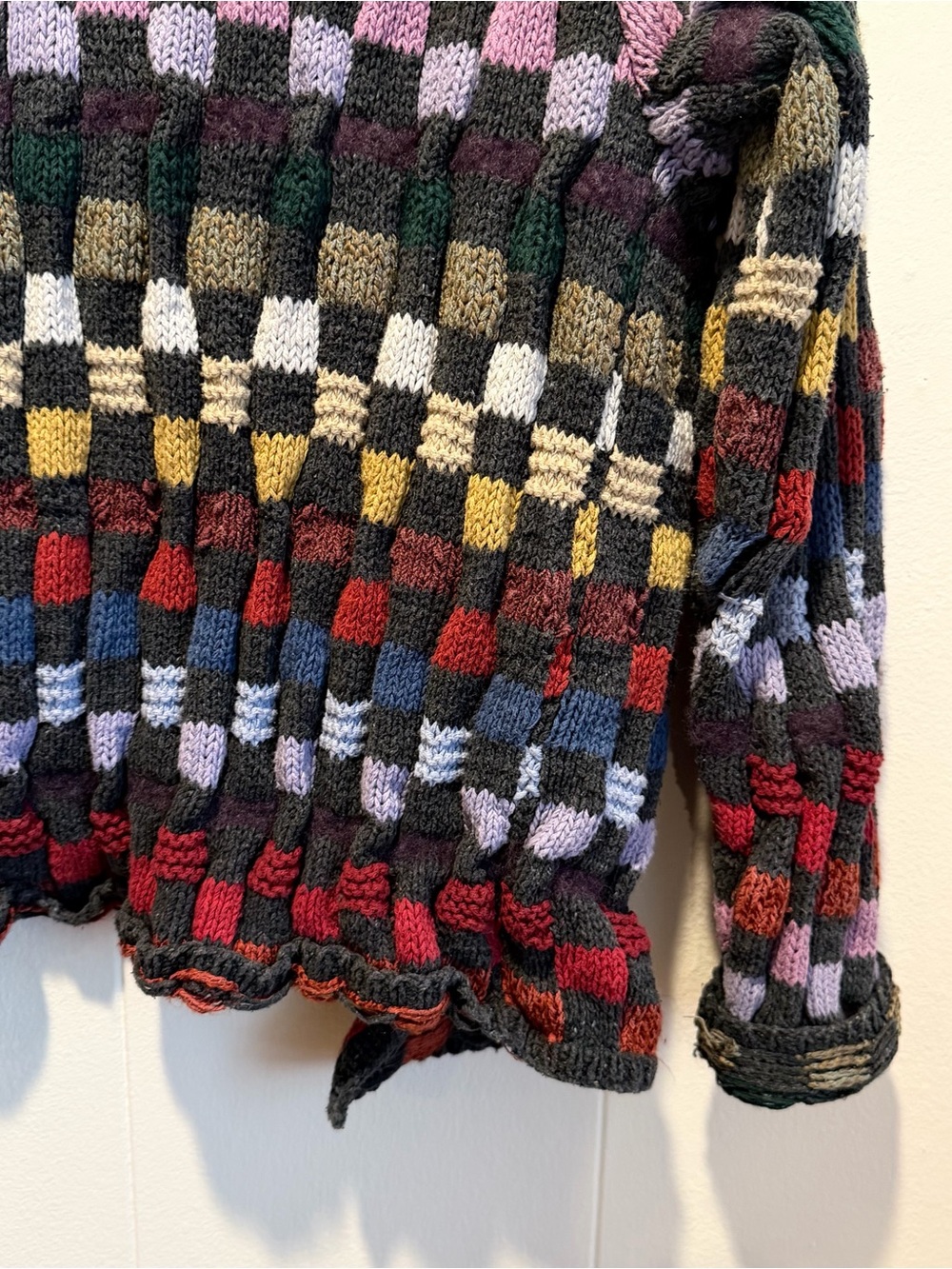 Talbots patchwork knit sweater - Picture 12 of 13